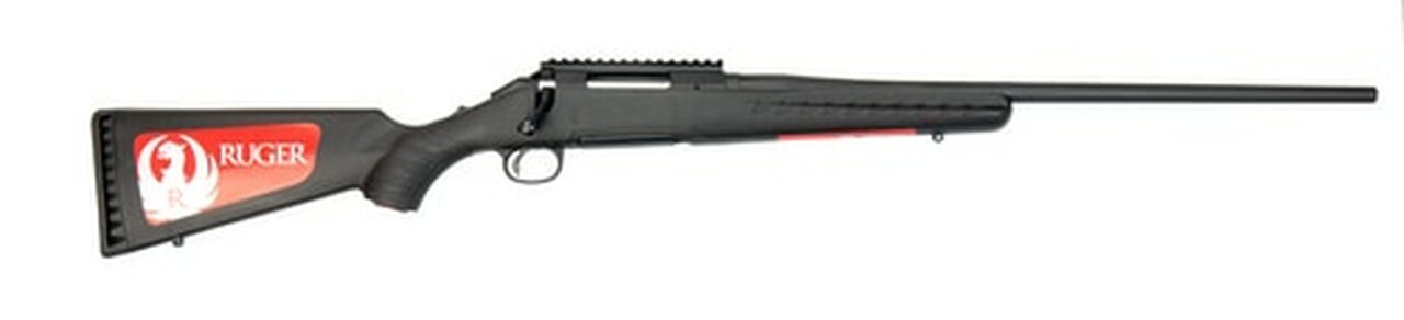 Ruger American Standard .308 Win, 22" Barrel, Synthetic Stock, Black, 4rd Ruger