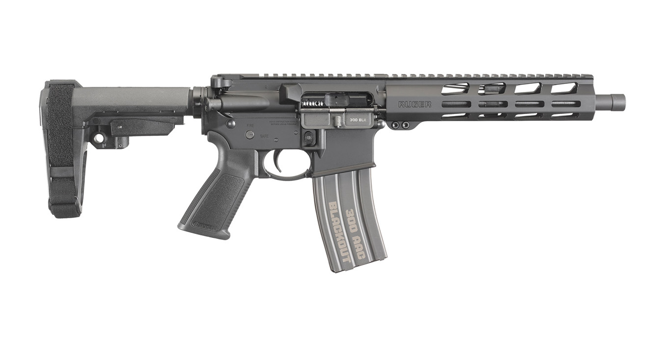 Ruger AR-556 300 Blackout Semi-Automatic Pistol with SB Tactical Stabilizing Brace