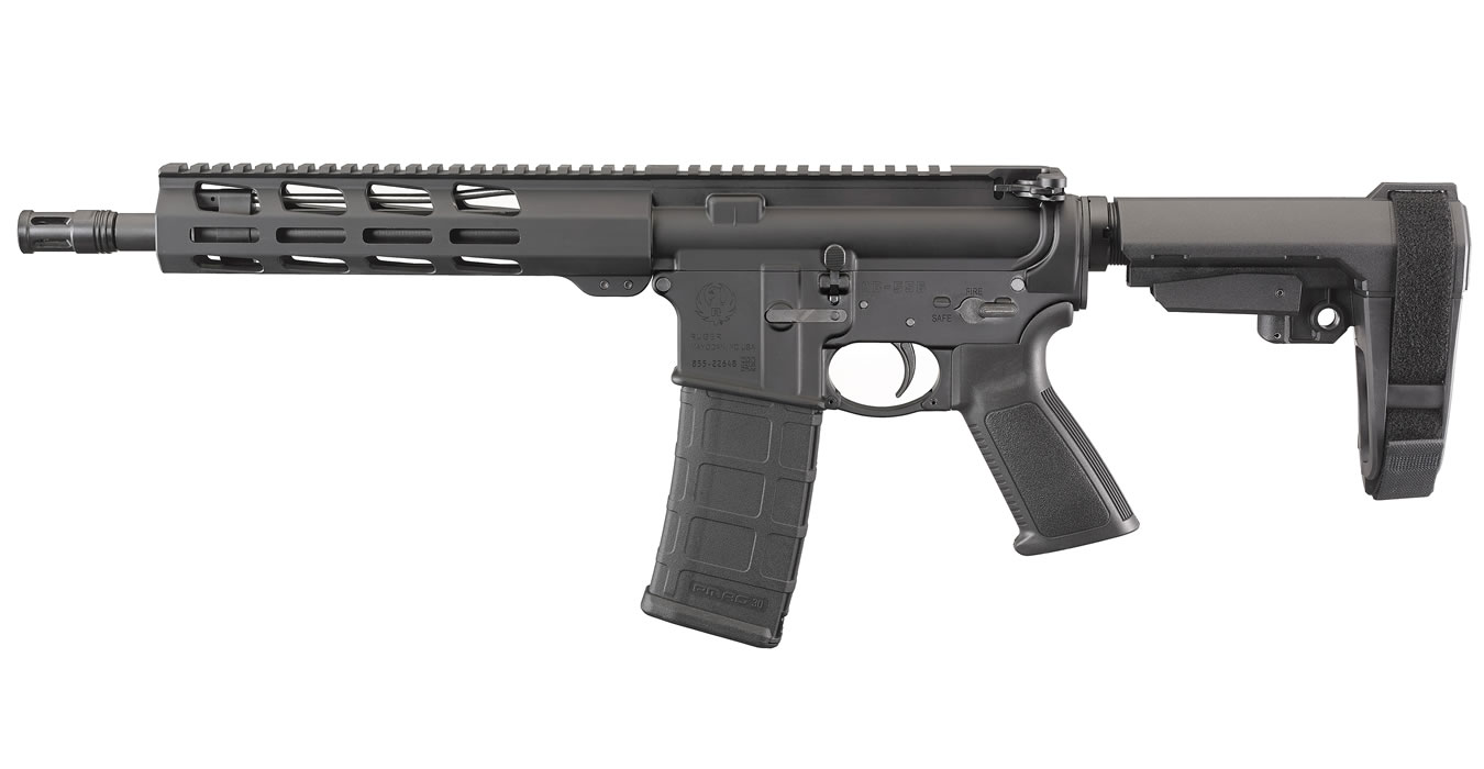 Ruger AR-556 5.56mm Semi-Automatic Pistol with SB Tactical Stabilizing Brace