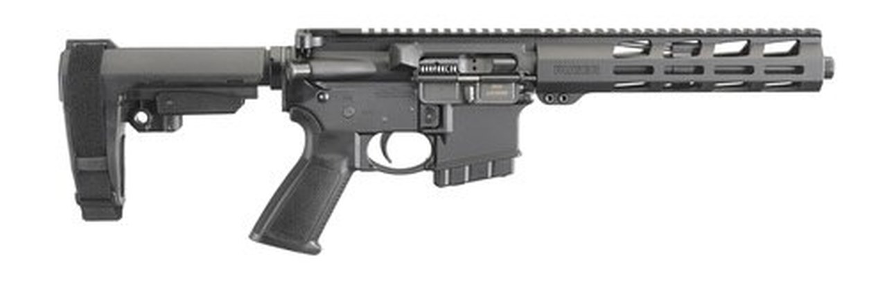 Ruger AR-556 AR-15 Pistol 350 Legend, 9.5" Barrel, M-LOK, SBA3 Pistol Brace, Black, 5rd