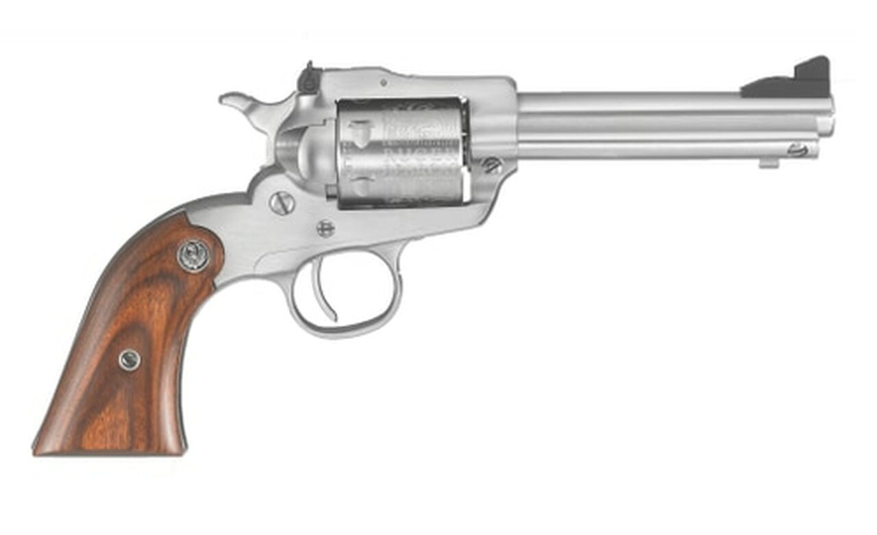 Ruger Bearcat Standard 22LR 4" 6rd Rosewood Grip Stainless Adjustable Sights