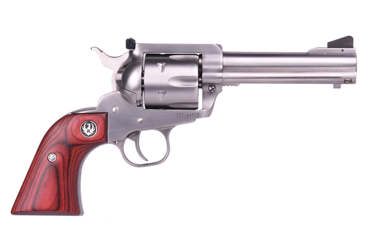 Ruger Blackhawk Flattop Stainless .357 Mag/9mm 4 5/8" Barrel 6rd, Two Cylinders Ruger