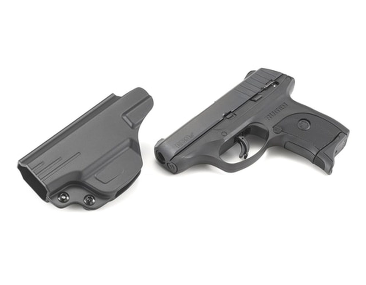 Ruger EC9s Striker Fired, Compact, 9mm, 3.1" Barrel, Nylon Frame, Black Oxide Finish, 7Rd, 1 Magazine, Thumb Safety, Fixed Sights Integrated into the Slide, Includes Cytac Inside Waistband Holster