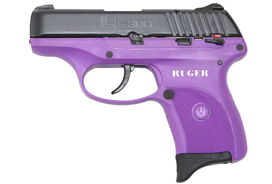 Ruger LC380 380ACP Centerfire Pistol with Lady Lilac Purple Frame