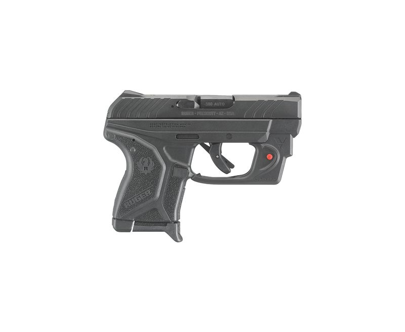 Ruger LCP 380acp 2.75" Barrel Viridian Red Laser 6rd Mag Ruger