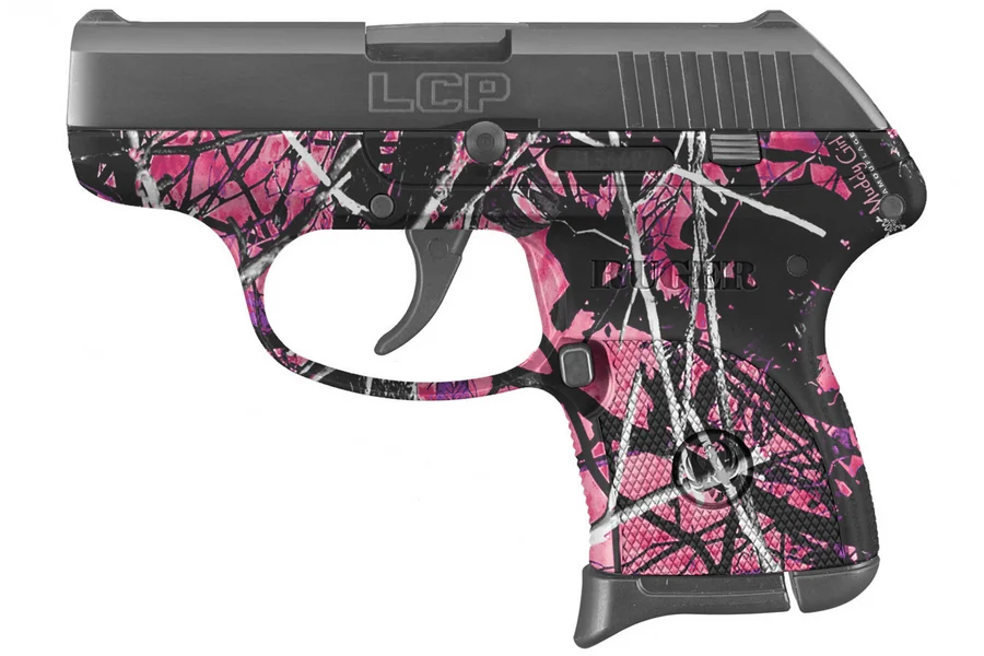 Ruger LCP 380ACP Centerfire Pistol with Muddy Girl Camo Frame