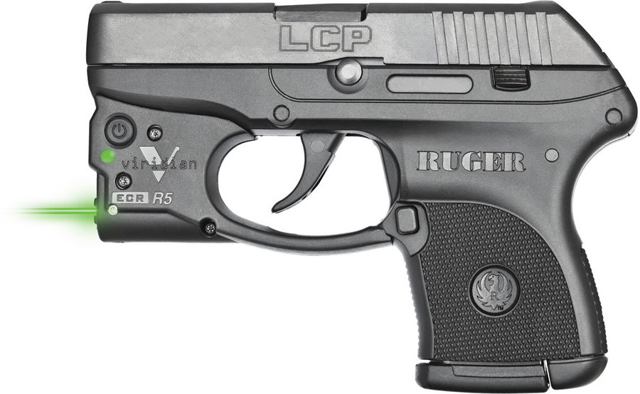 Ruger LCP 380ACP Centerfire Pistol with Viridian R5 Green Laser