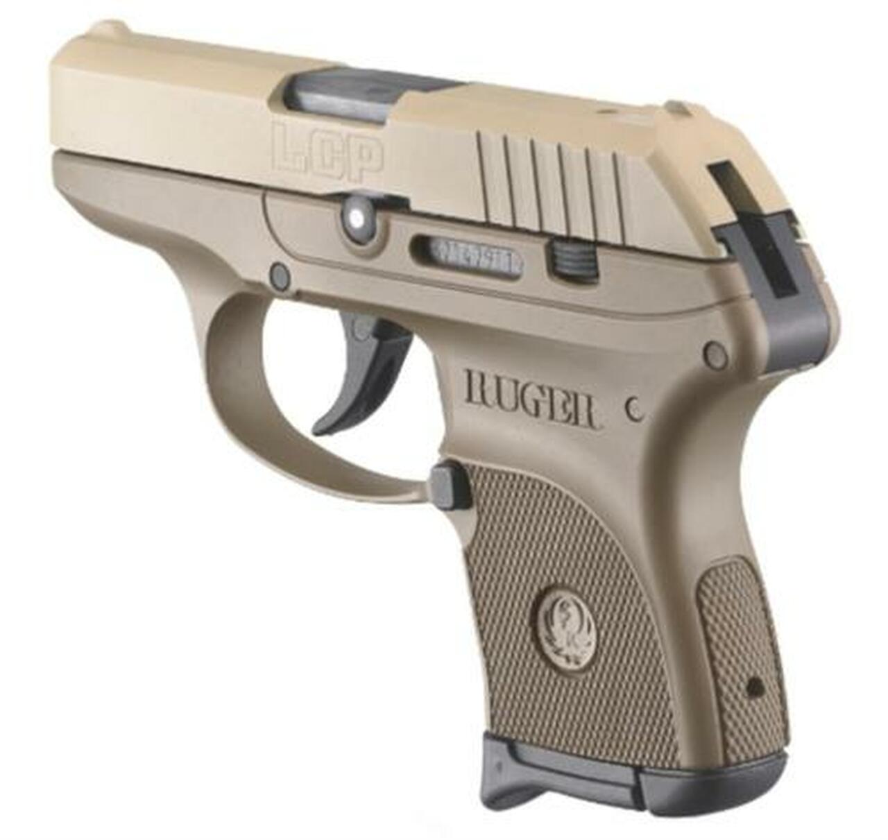 Ruger LCP 380acp Full Flat Dark Earth 2.75" Barrel 6rd Mag Ruger