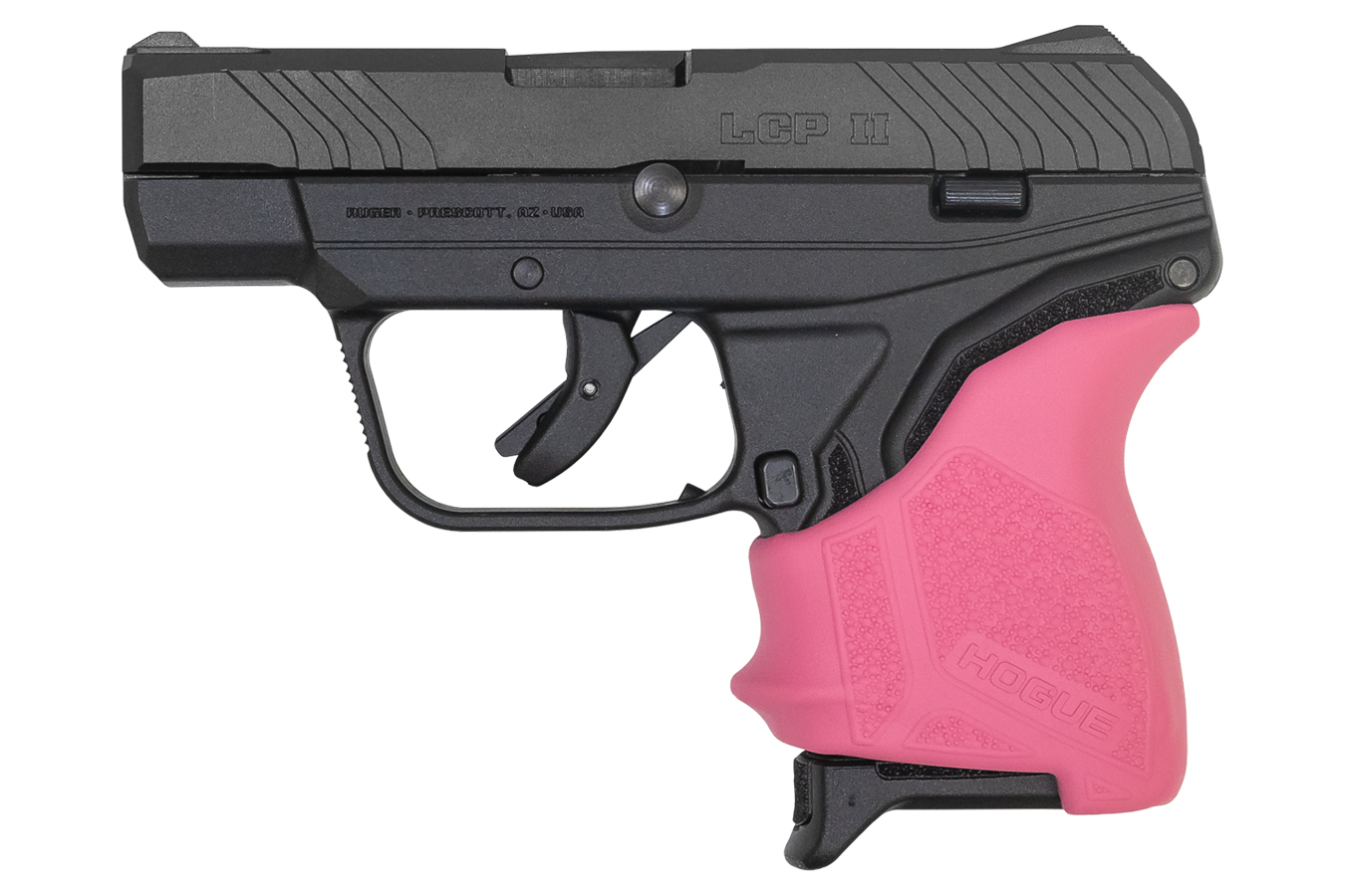 Ruger LCP II 380 Auto Carry Conceal Pistol TALO Exclusive with Pink Hogue Grip Sleeve