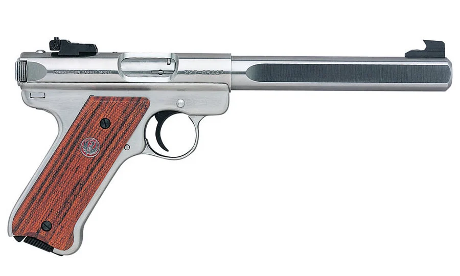 Ruger Mark III 22LR Competition Stainless Steel Rimfire Pistol