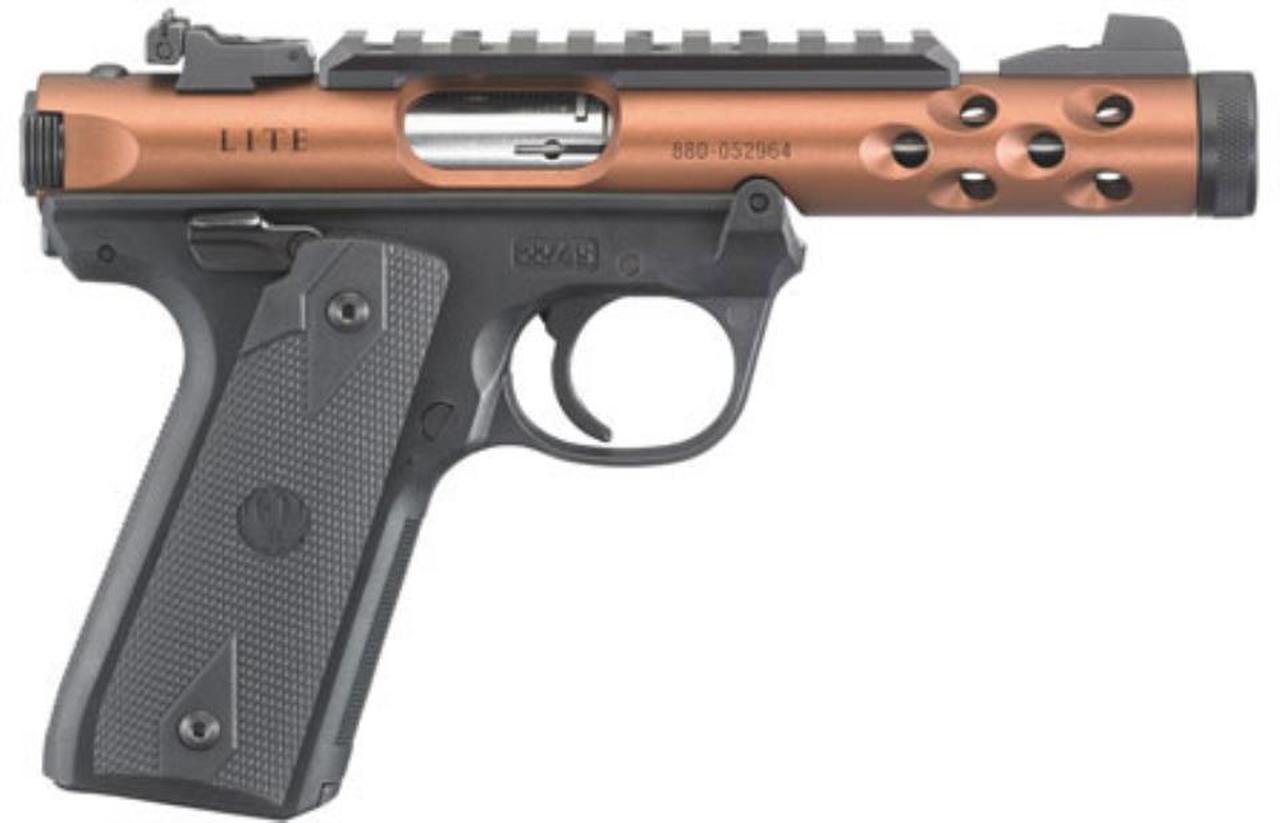 Ruger Mark IV 22/45 Lite, 22LR, 4.4", Threaded, Bronze Anodized, 10rd