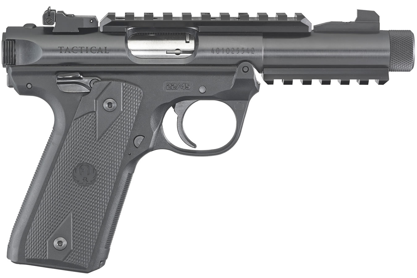 Ruger Mark IV 22/45 Tactical 22LR with Threaded Barrel