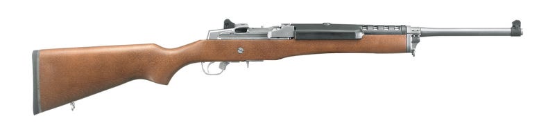 Ruger Mini 14 Ranch Rifle 223/5.56, 18" Barrel, Blued, Wood Stock, 5rd Mag Ruger
