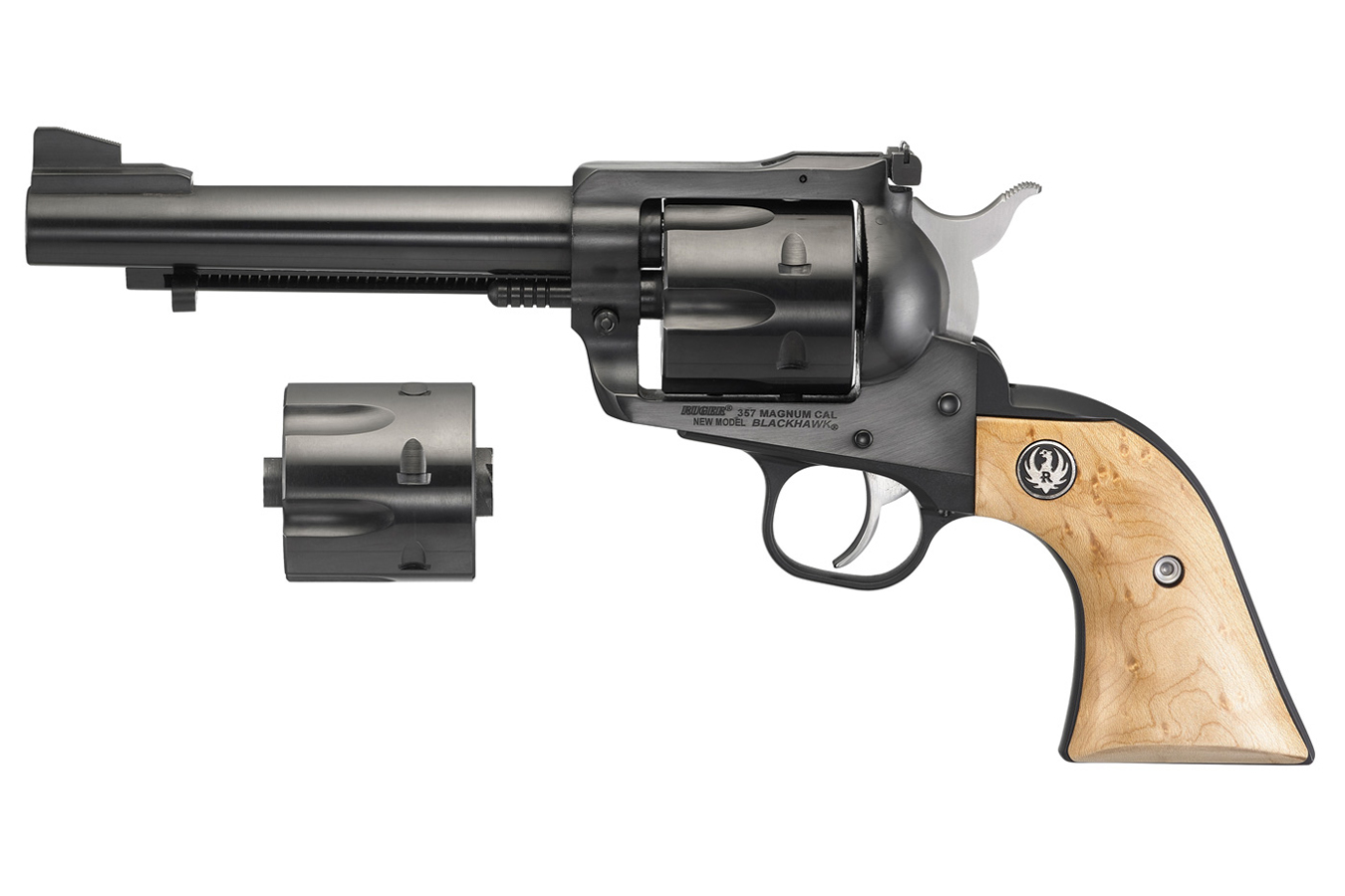Ruger New Model Blackhawk Convertible 357 Mag/9mm Revolver TALO Exclusive Birdseye Map