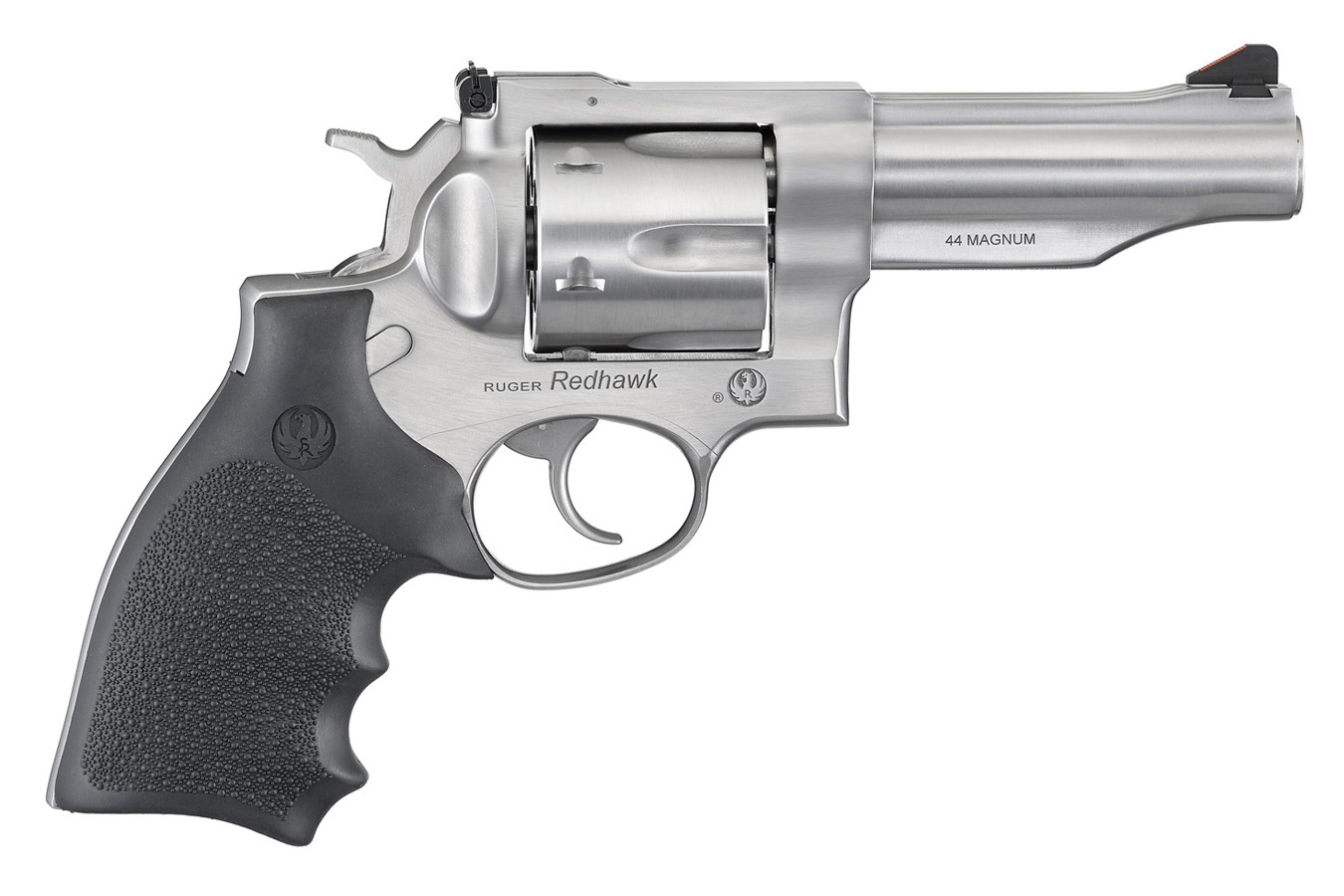 Ruger Redhawk 44 Rem Mag Satin Stainless Revolver with Hogue Monogrip