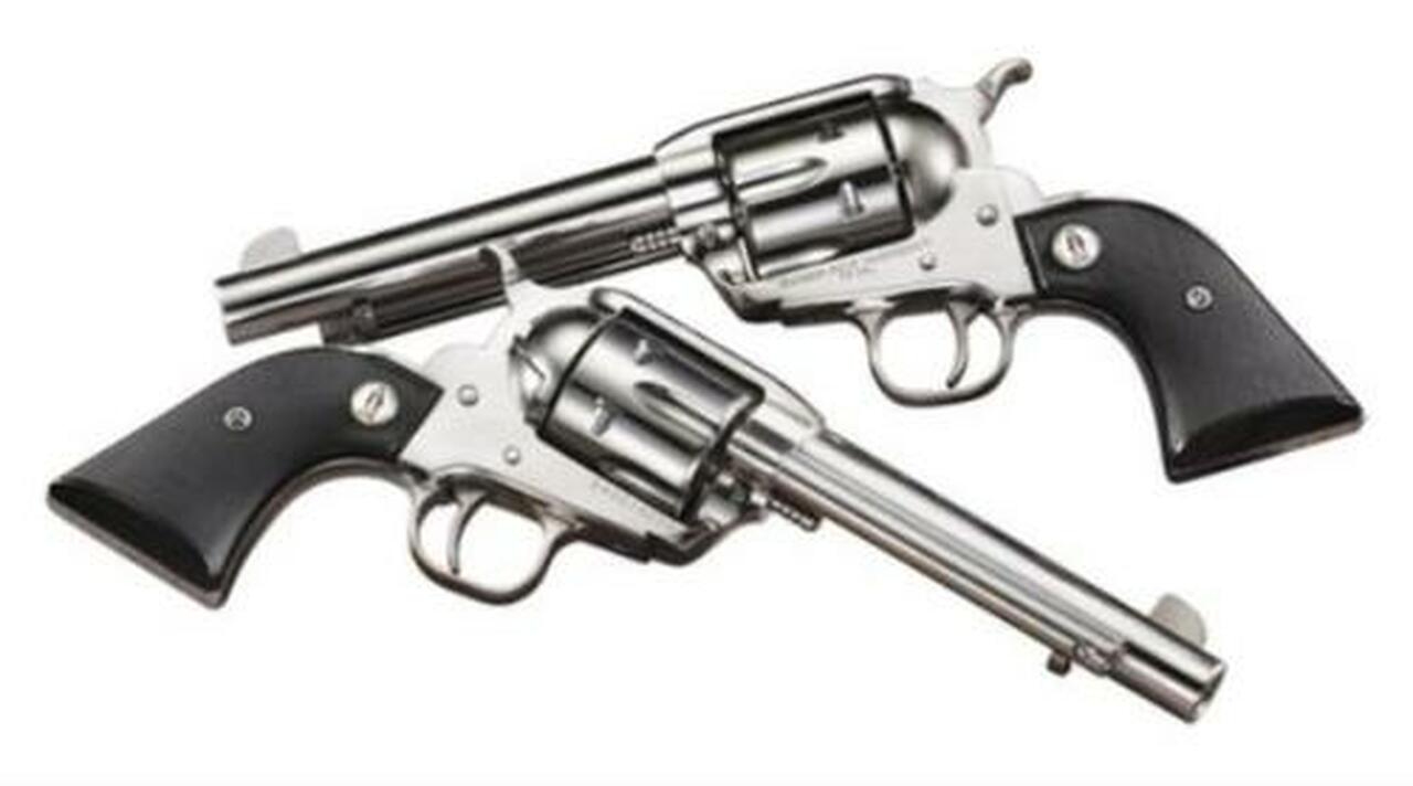 Ruger SASS Vaquero .45 Colt, 5.5", Stainless Steel, Matching Pair, Price Shown is for Single Gun, Select two in Cart Ruger