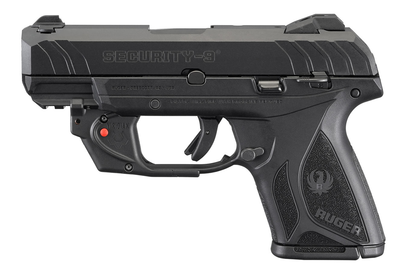 Ruger Security-9 9mm Compact Pistol with Viridian E-Series Laser