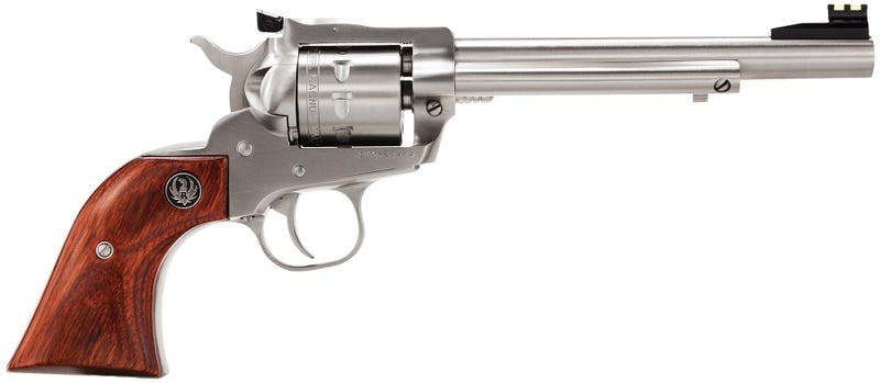 Ruger Single-Nine 22 Magnum Revolver, Satin Stainless Steel, 9 shot, 6.5" Barrel Ruger