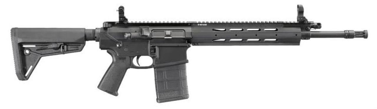 Ruger SR-762 AR10 .308/7.62 16" Fluted Barrel, 6 Position Telescoping Stock, Hardcoat Finish, 20rd Mag Ruger