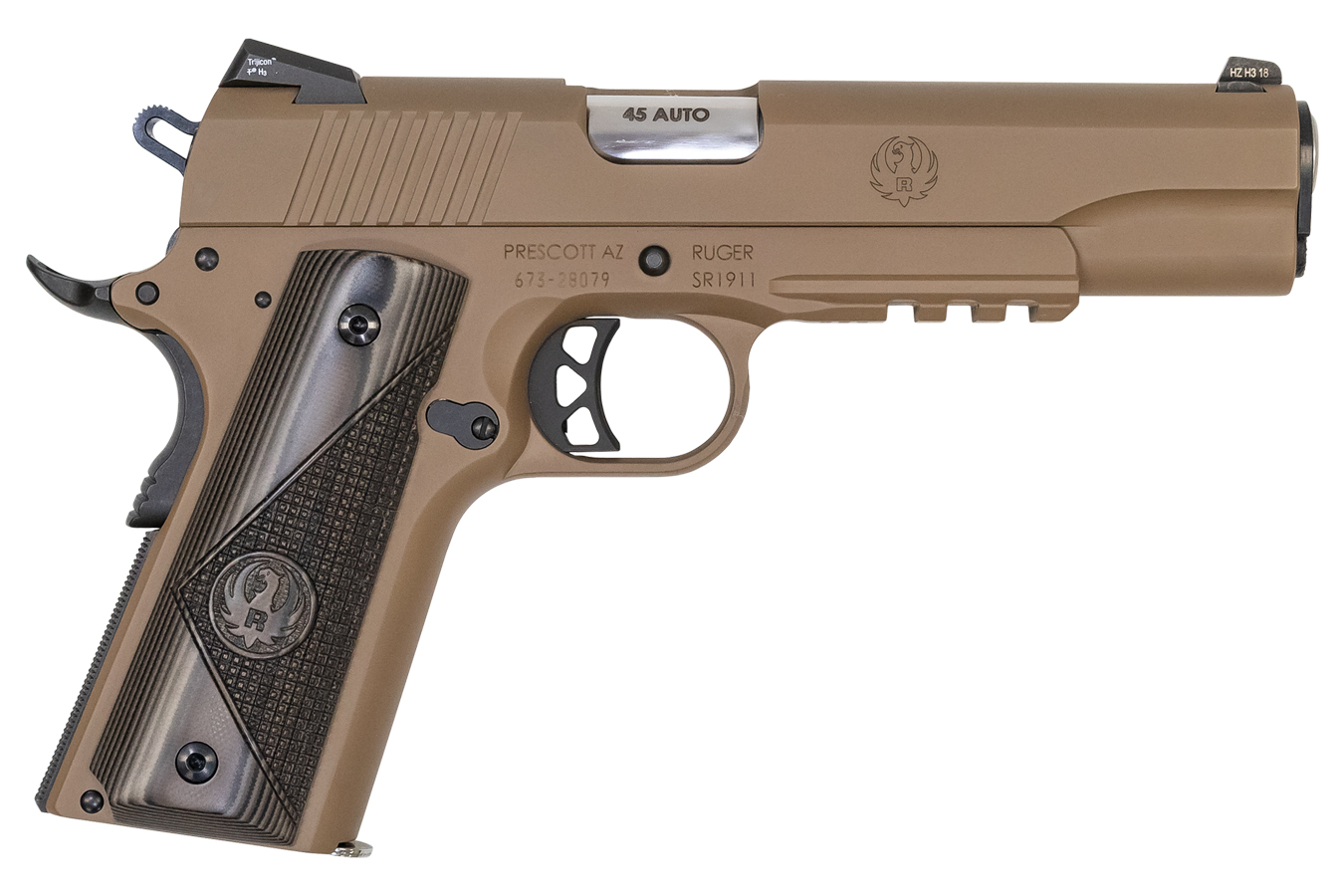 Ruger SR1911 45 ACP Full-Size Pistol with Davidson's Dark Earth Finish