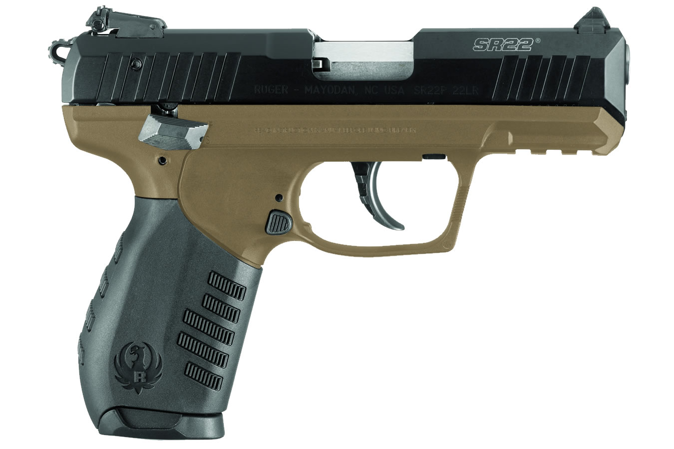 Ruger SR22 22LR Flat Dark Earth Rimfire Pistol