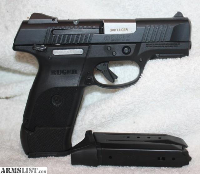 Ruger SR9B Pistol, Black Alloy Steel Slide, 4.1", 17rd Mag Ruger