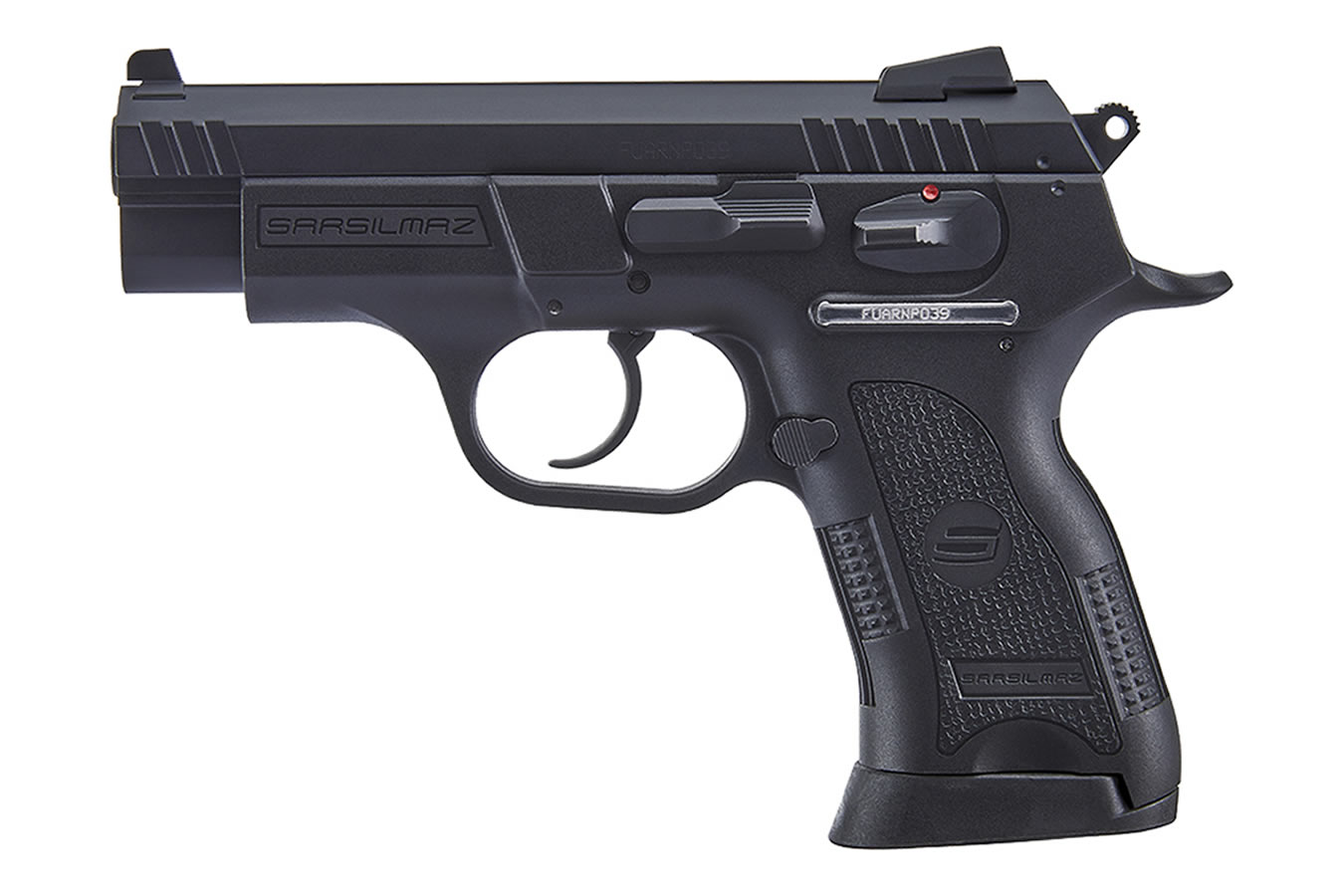 Sar Usa B6C 9mm Compact Pistol with Black Polymer Frame
