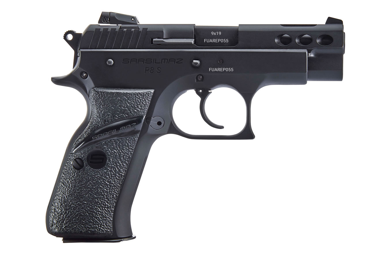Sar Usa P8S Black 9mm Pistol with Manual Safety