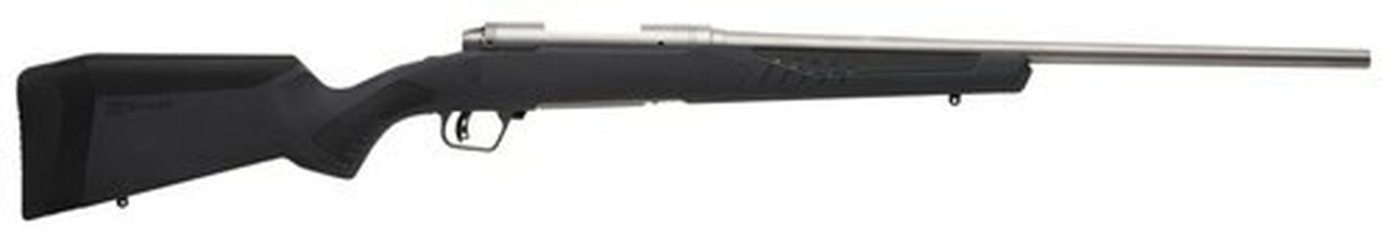 Savage 10/110 Storm 300 Win Mag, 24" Barrel, Stainless Steel,, , AccuFit Gray Stock, Left Hand, 3 rd