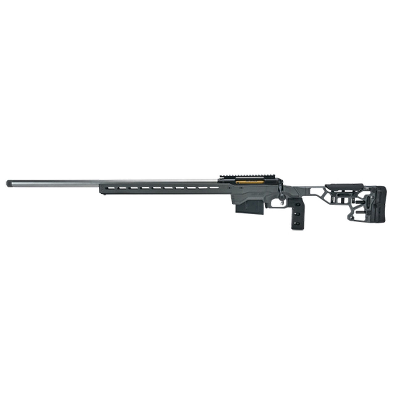 Savage 110 Elite Precision 223 Remington 26", Matte Black Receiver Matte Stainless Barrel Titanium Gray Cerakote Adjustable MDT ACC Aluminum Chassis Stock LH, 10 rd
