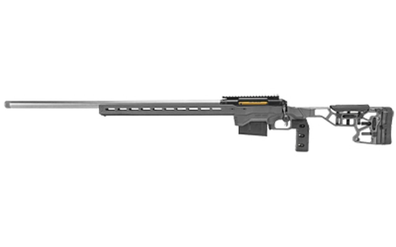 Savage 110 Elite Precision 6mm Creedmoor 26", Matte Black Receiver Matte Stainless Barrel Titanium Gray Cerakote Adjustable MDT ACC Aluminum Chassis Stock Left Hand, 10 rd