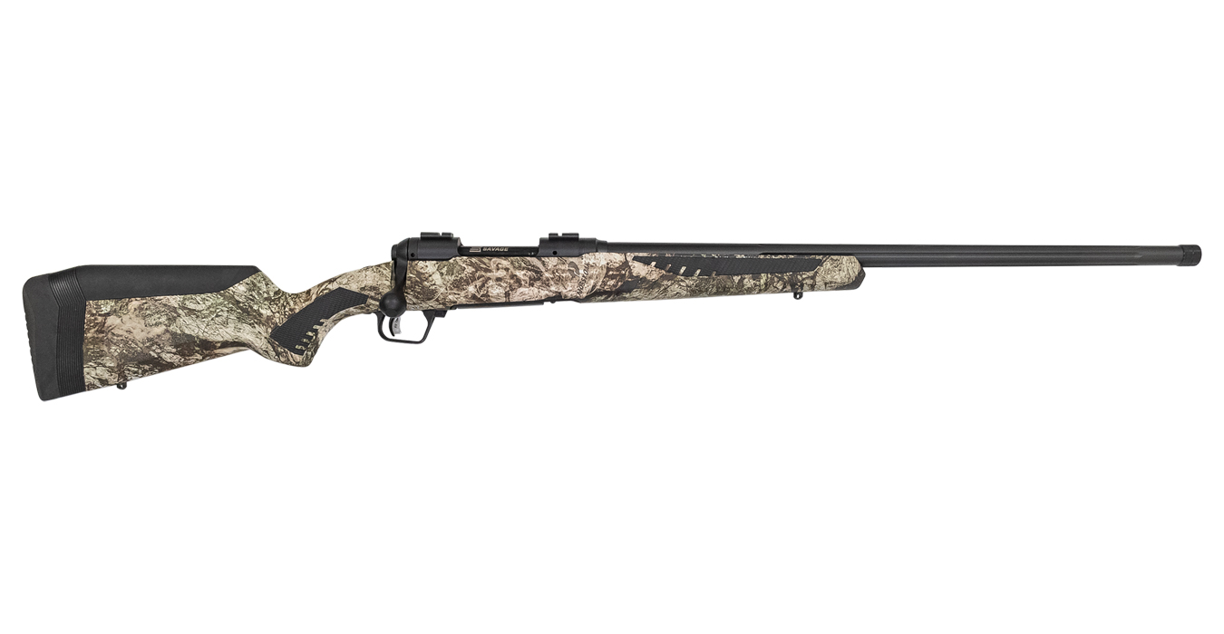 Savage 110 Predator 6.5 Creedmoor Bolt-Action Rifle with Mossy Oak Terra AccuStock