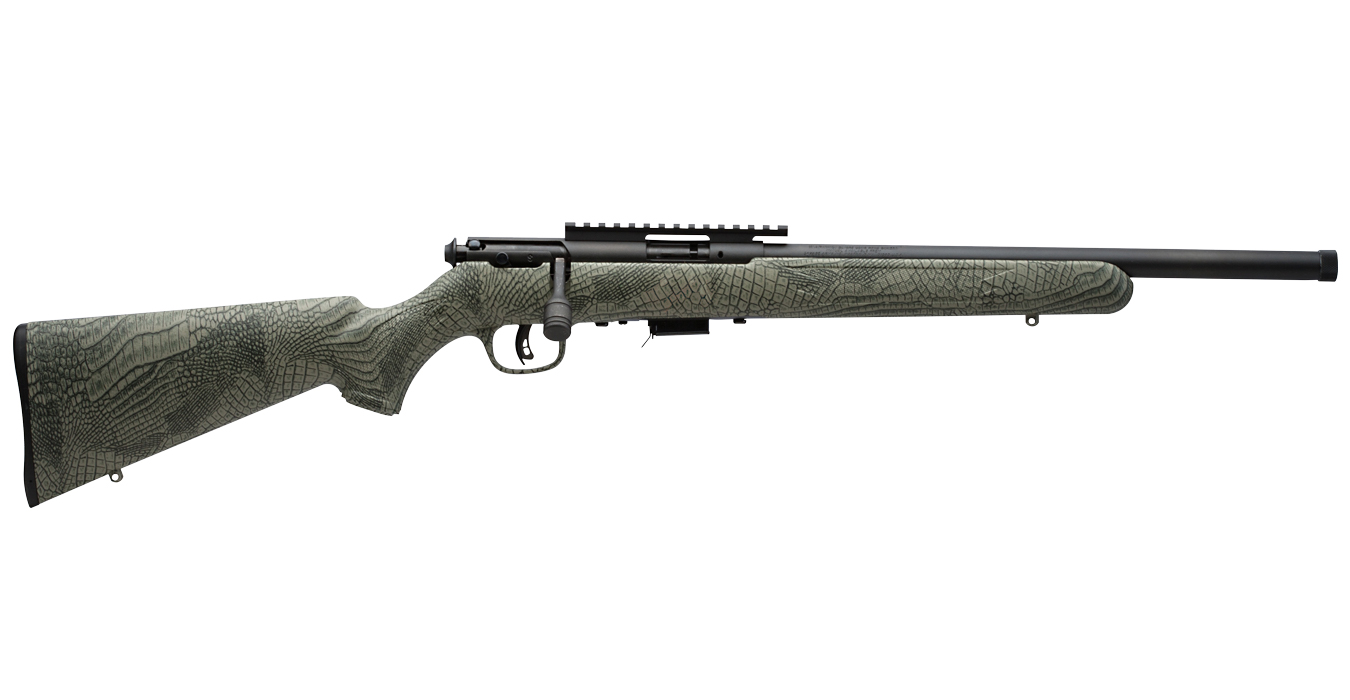 Savage 22 LR Mark II FV-SR Gator Camo Bolt Action Rifle