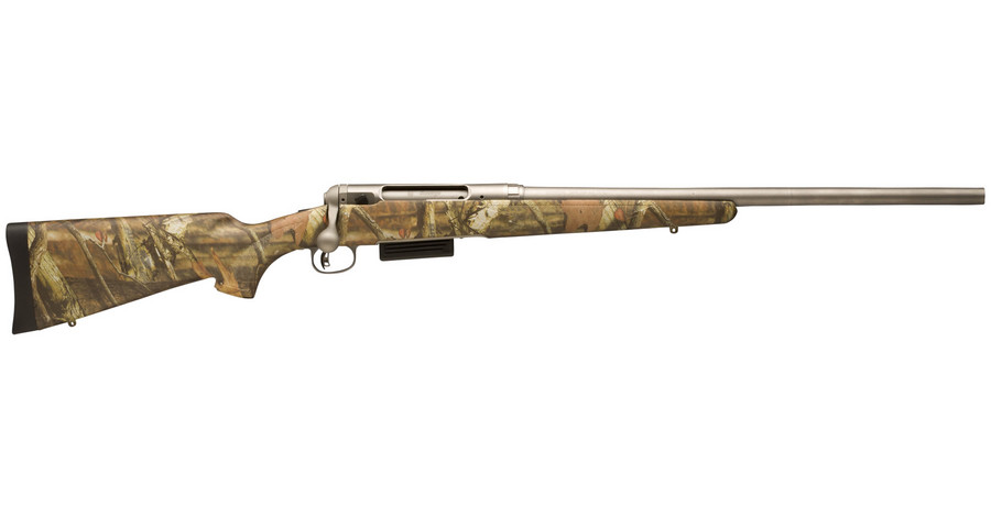 Savage 220 Slug 20 Gauge Specialty Shotgun with Camo Stock and Stainless Barrel