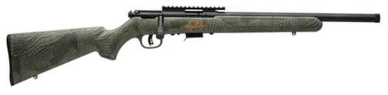 Savage 93FV-SR .22 WMR 16.5" Threaded Barrel Troy Landry Edition/Alligator Stock AccuTrigger 5rd Savage Arms