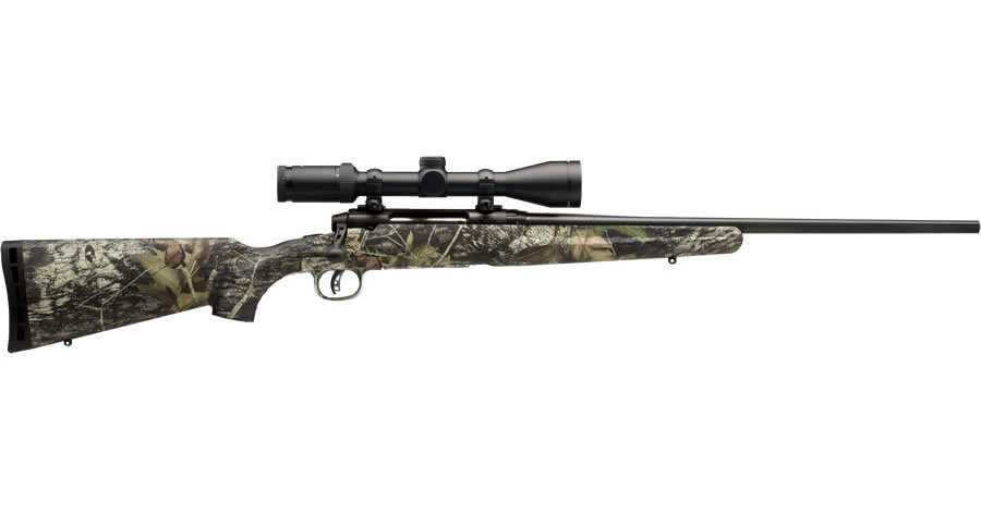 Savage Axis II XP 243 Win Bolt Action Rifle with Camo Stock and 3-9x40 Scope — image 2