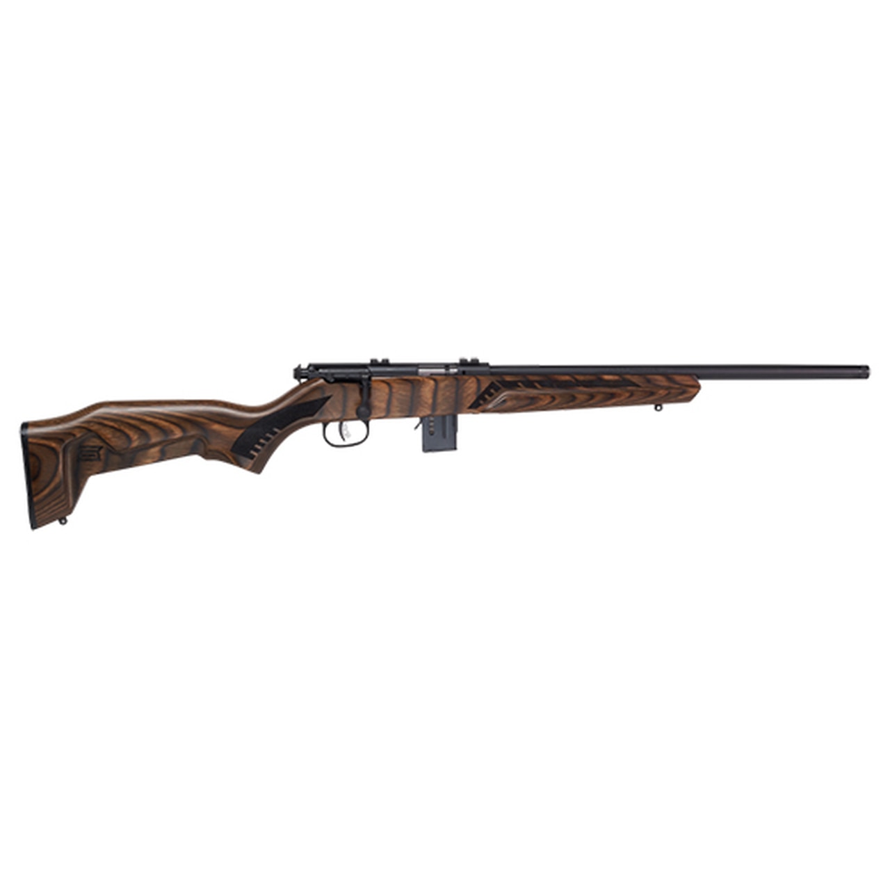 Savage Mark II 22LR, 18" Barrel, Green Finish, Laminate, 2-piece Weaver Base, 10rd