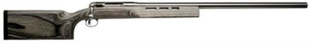 Savage Model 12 Class Precision Target 6.5X284 Norma 30" Stainless Barrel Target Accutrigger Laminate Wood Stock Single Shot