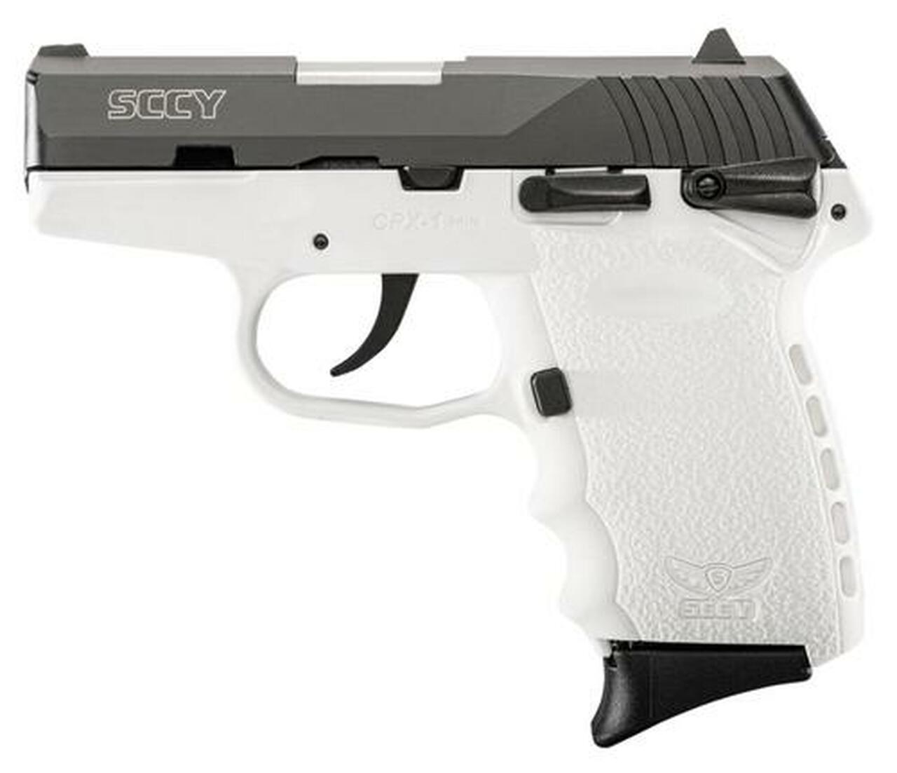 SCCY CPX2 9mm, 3.1" Barrel White Polymer Frame S Slide 10rd Mag SCCY Industries
