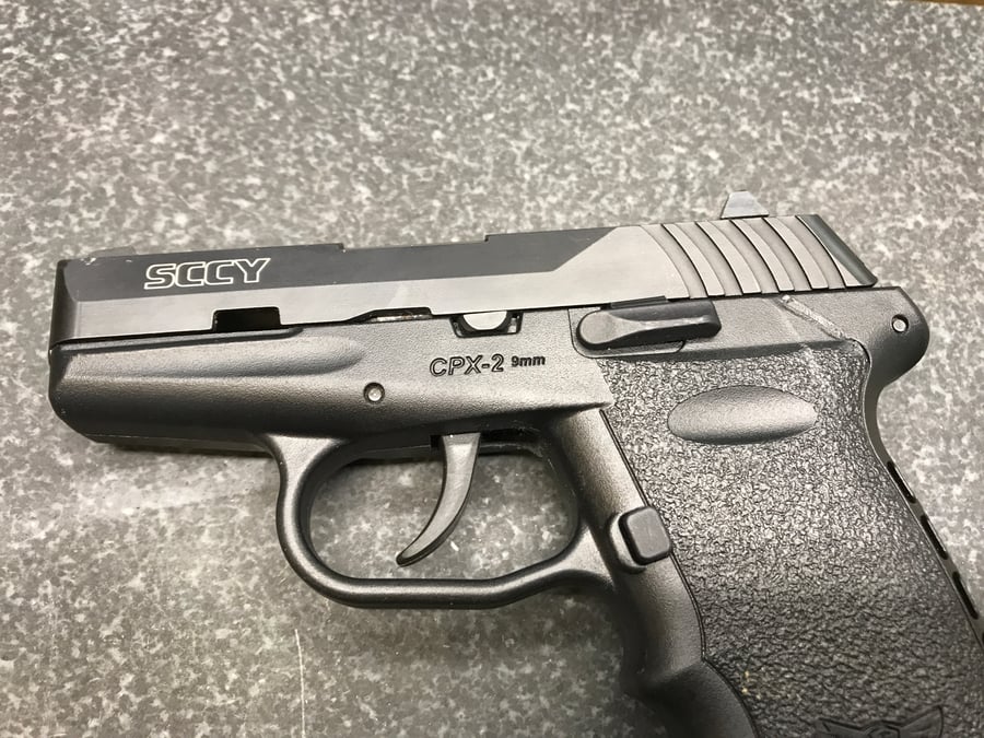SCCY CPX-2 9mm Double-Action Only Pistol - Compact Concealed Carry Handgun