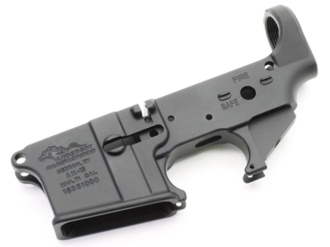 SHARPS BROS LLC The Jack Stripped Lower AR-15 Multi-Caliber Black Hardcoat Anodized Sharps Bros
