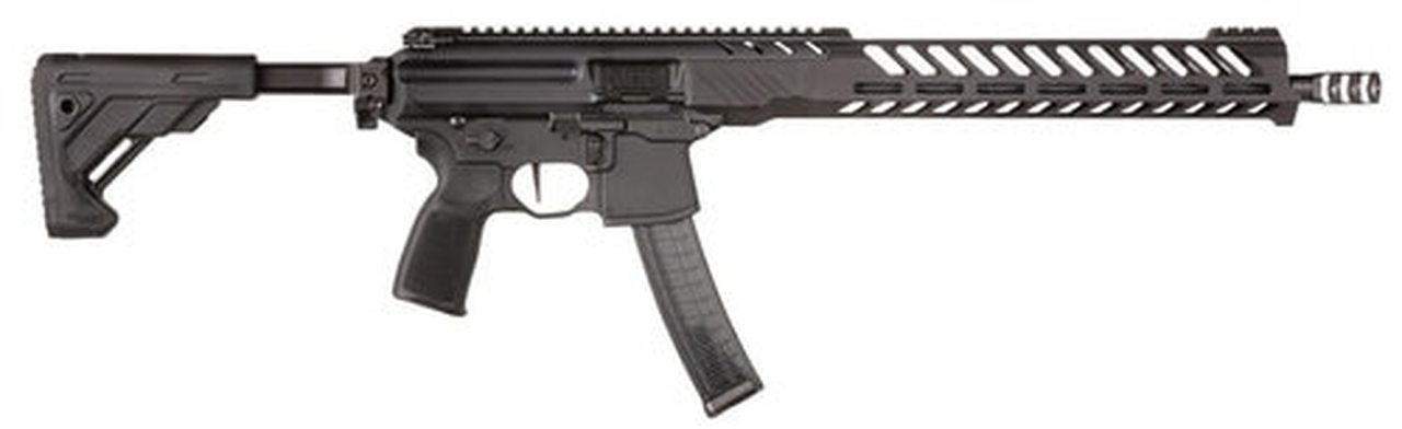 Sig MPX PCC, 9mm, 16" Barrel, 30rd, 5-Pos Stock, Timney Trigger, Black