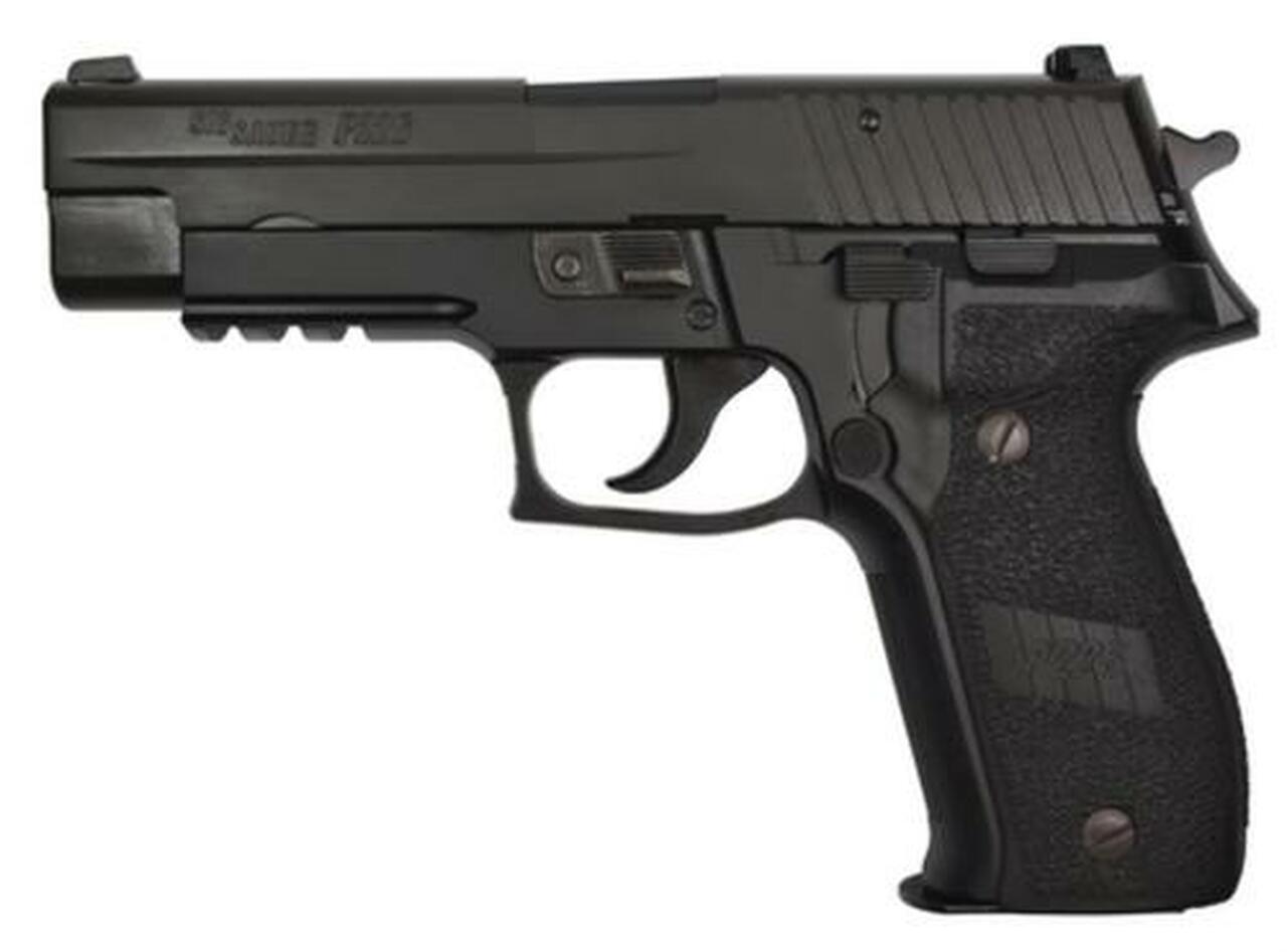 Sig P226 9MM 4.4In Mk25 Black Da/Sa Siglite Polymer Grip (2) 10Rd Steel MAG USN Anchor UID CA Compliant Phos. Sig Sauer