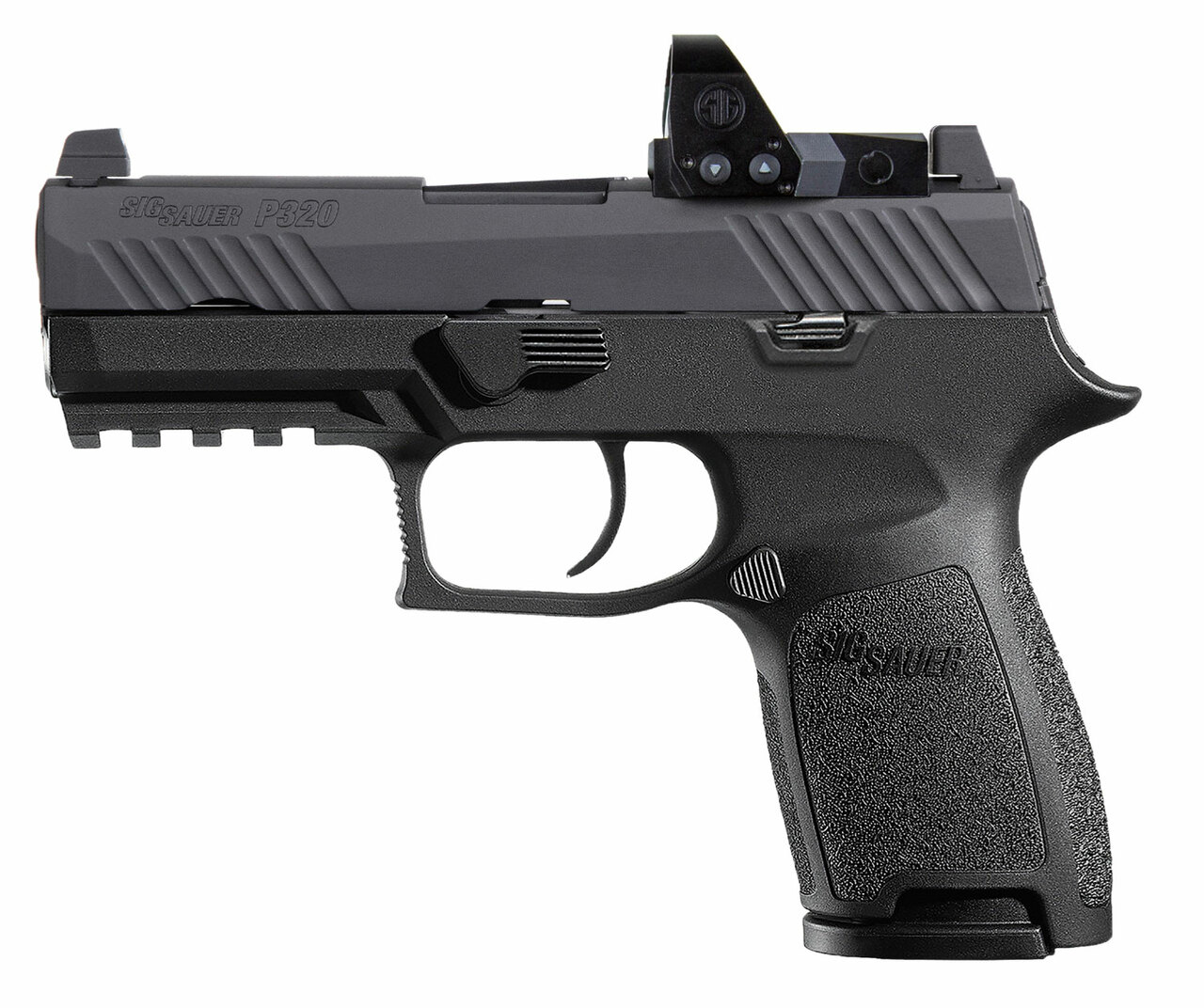 Sig P320 RXP Compact 9mm, 3.9" Barrel, Contrast/Romeo1 Pro, Black, 2x 15rd