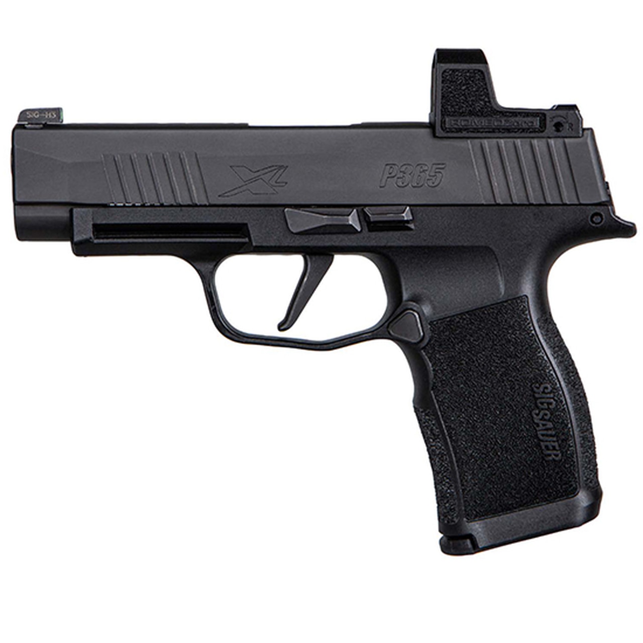 Sig P365 XL Compact 9mm, 3.7" Barrel, Polymer, Black, Romeo Zero Reflex Optic, 2x12rd