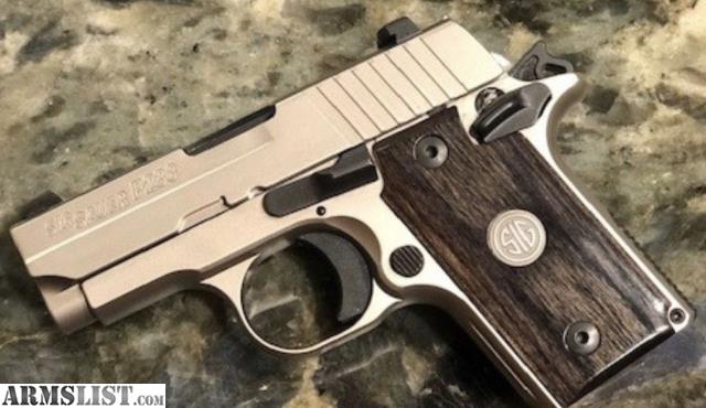 Sig Sauer P238 HD Nickel 380 ACP Carry Conceal Pistol with Night Sights