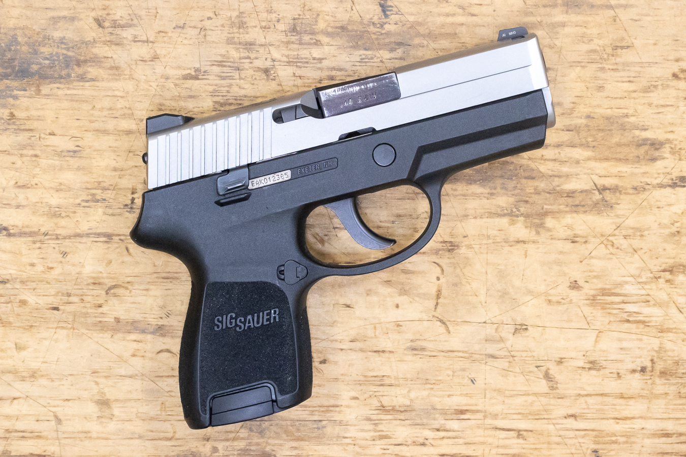 Sig Sauer P250 Sub Compact 40 S&W DAO OSHP Police Trade-In Pistols (Very Good Condition)