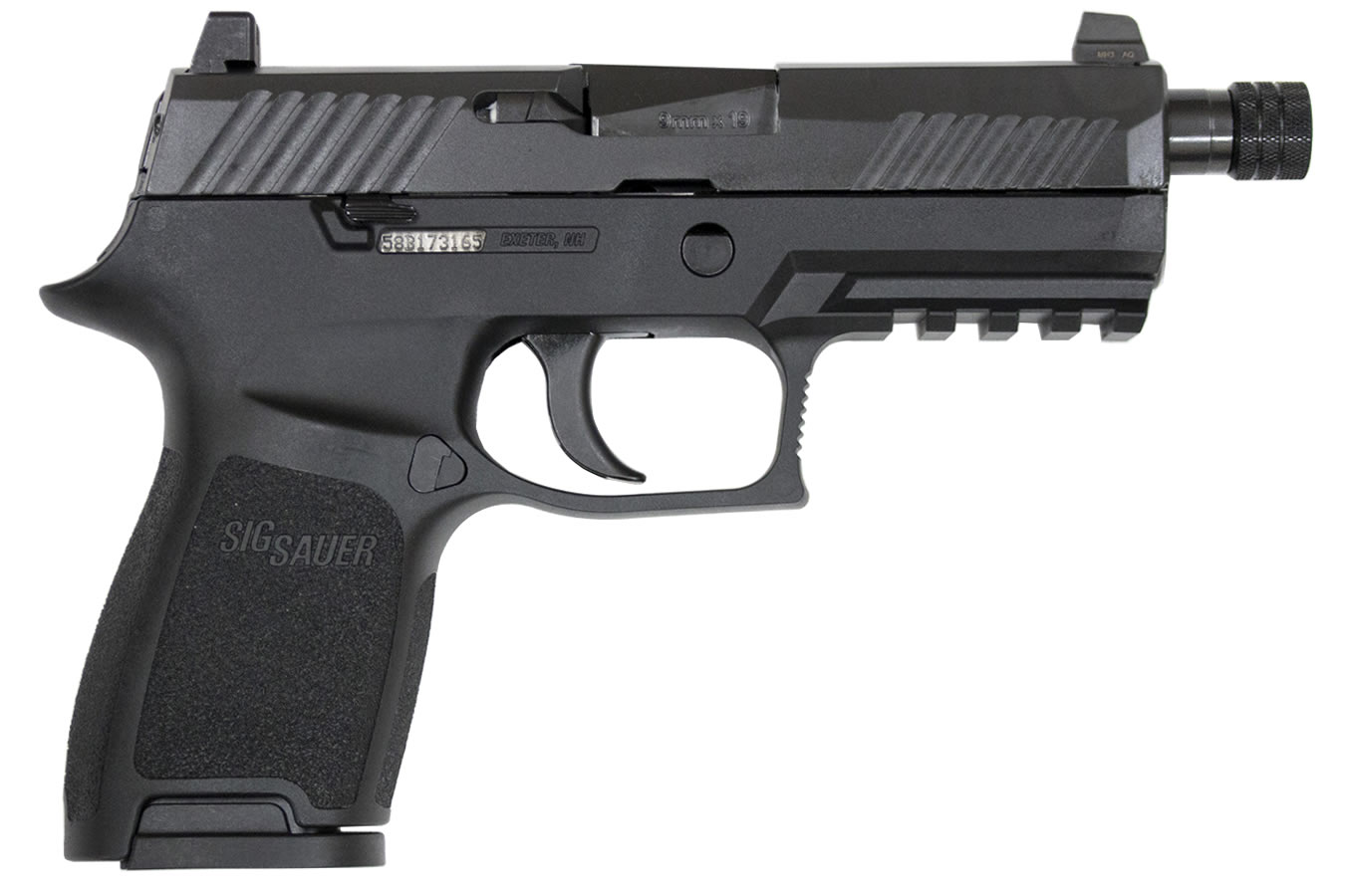 Sig Sauer P320 Compact 9mm Striker Fired Pistol with Threaded Barrel and Night Sights
