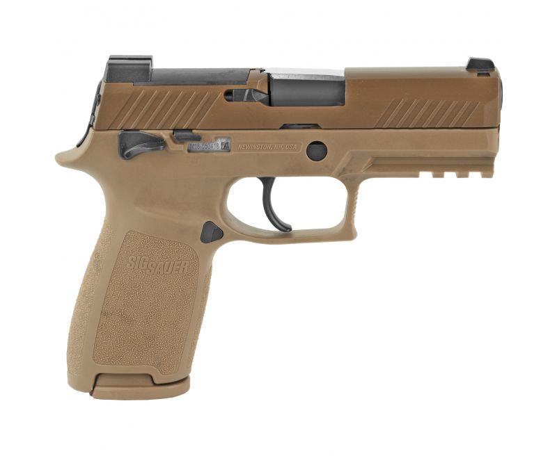 Sig Sauer P320 M18 9mm, 3.9" Barrel, Coyote Tan, Optic Ready, 21rd Sig Sauer