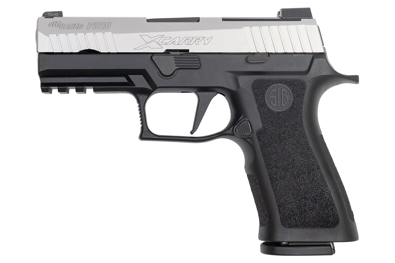 Sig Sauer P320 X-Carry 9mm 17-Round Pistol Two-Tone with Stainless Slide and Black Frame